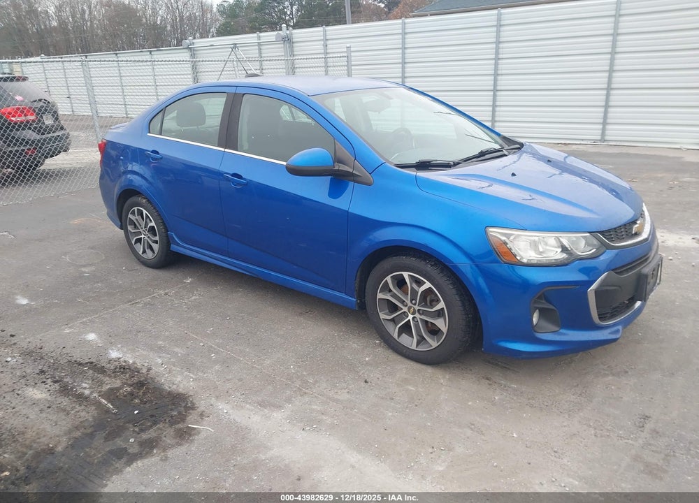2017 CHEVROLET SONIC LT AUTO VIN: 1G1JD5SH0H4104624