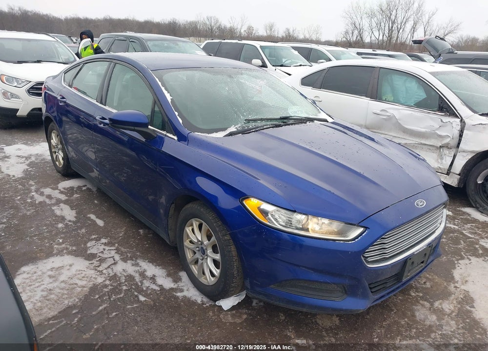 2016 FORD FUSION S VIN: 3FA6P0G71GR113111