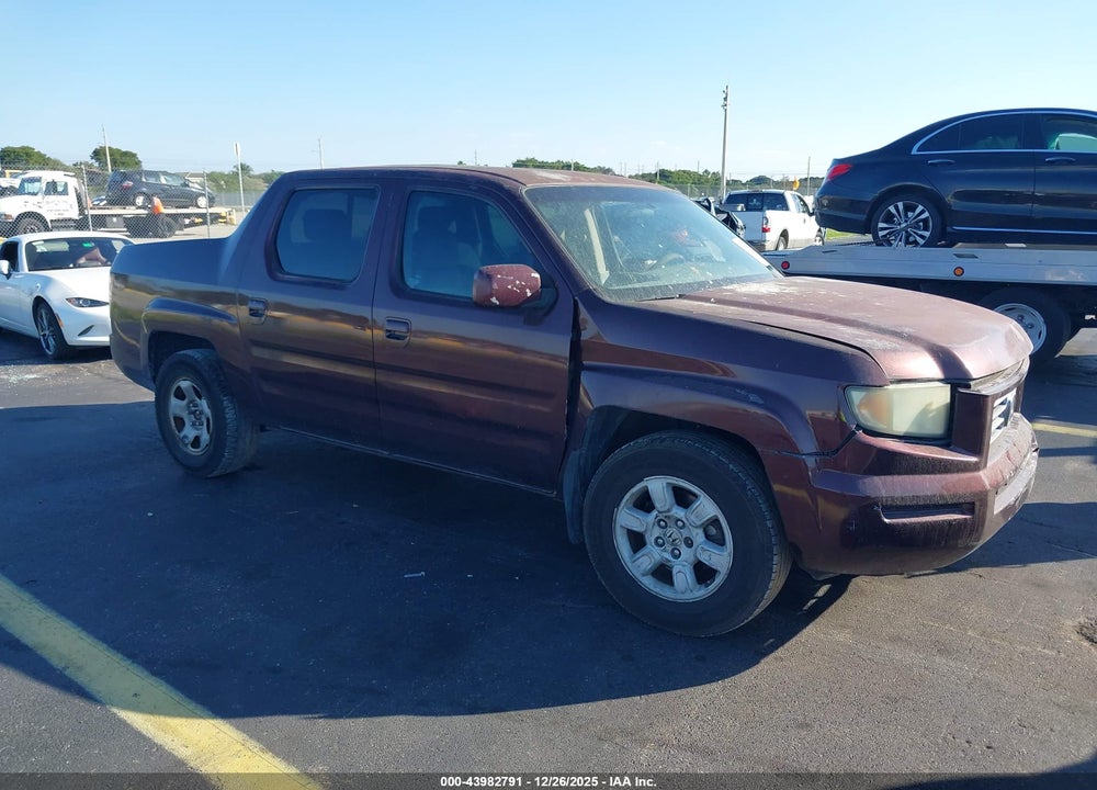 2007 HONDA RIDGELINE RTS VIN: 2HJYK16457H537512