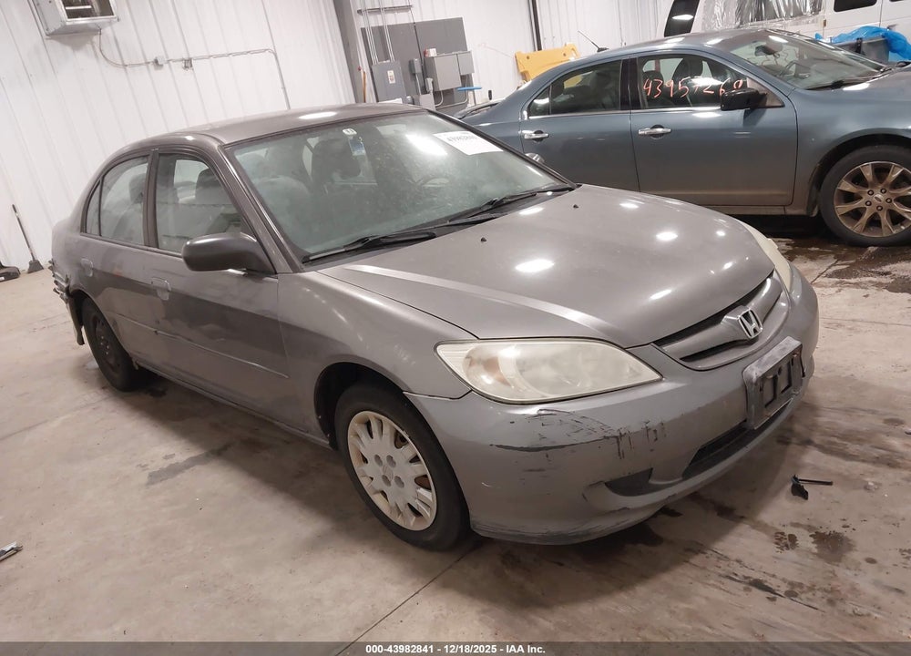 2005 HONDA CIVIC LX VIN: 2HGES16655H533564