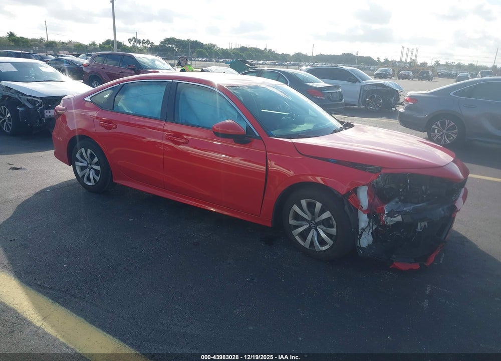 2025 HONDA CIVIC LX VIN: 2HGFE2F28SH560901