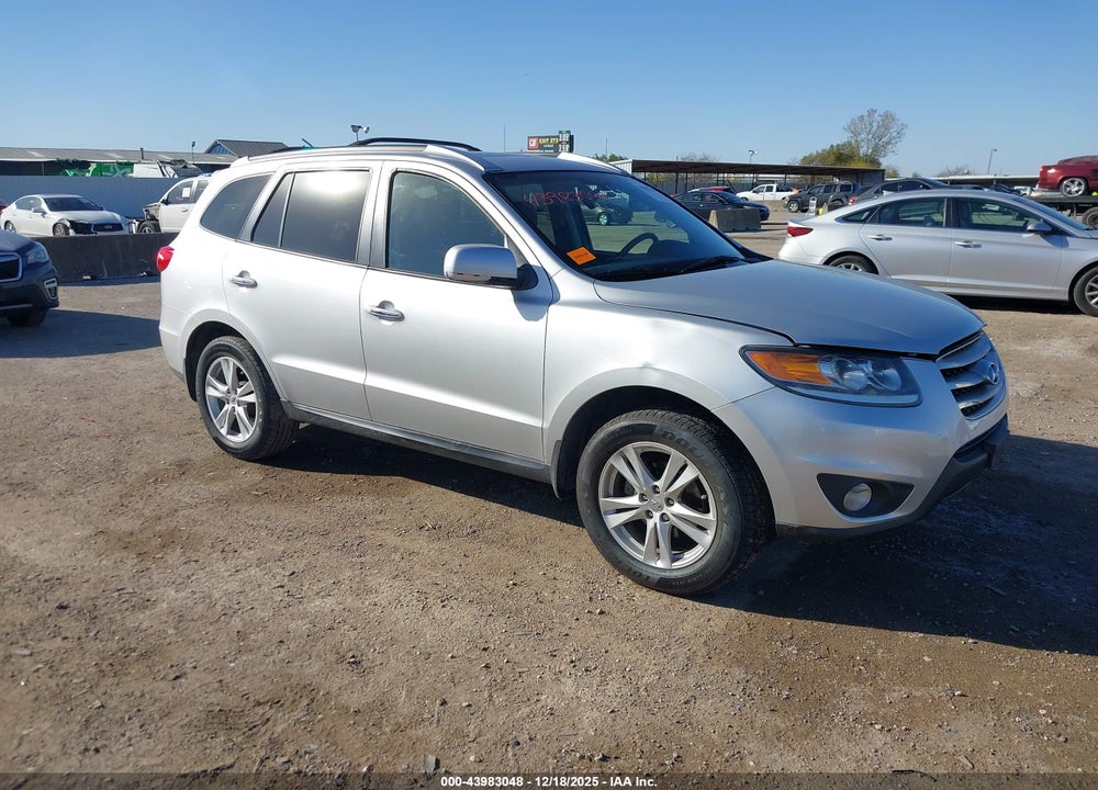 2012 HYUNDAI SANTA FE LIMITED V6 VIN: 5XYZKDAG7CG168172