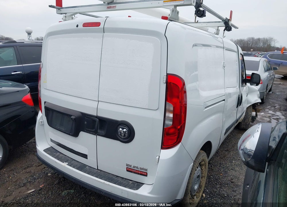 2022 RAM PROMASTER CITY CARGO VAN VIN: ZFBHRFAB5N6X51453