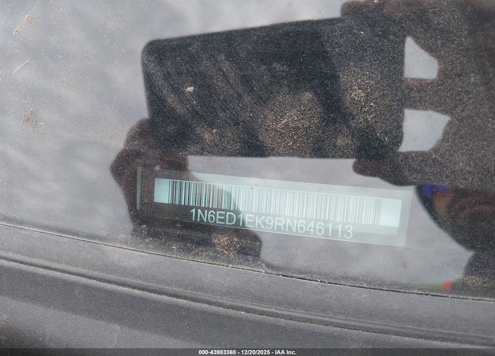2024 NISSAN FRONTIER S 4X4 VIN: 1N6ED1EK9RN646113