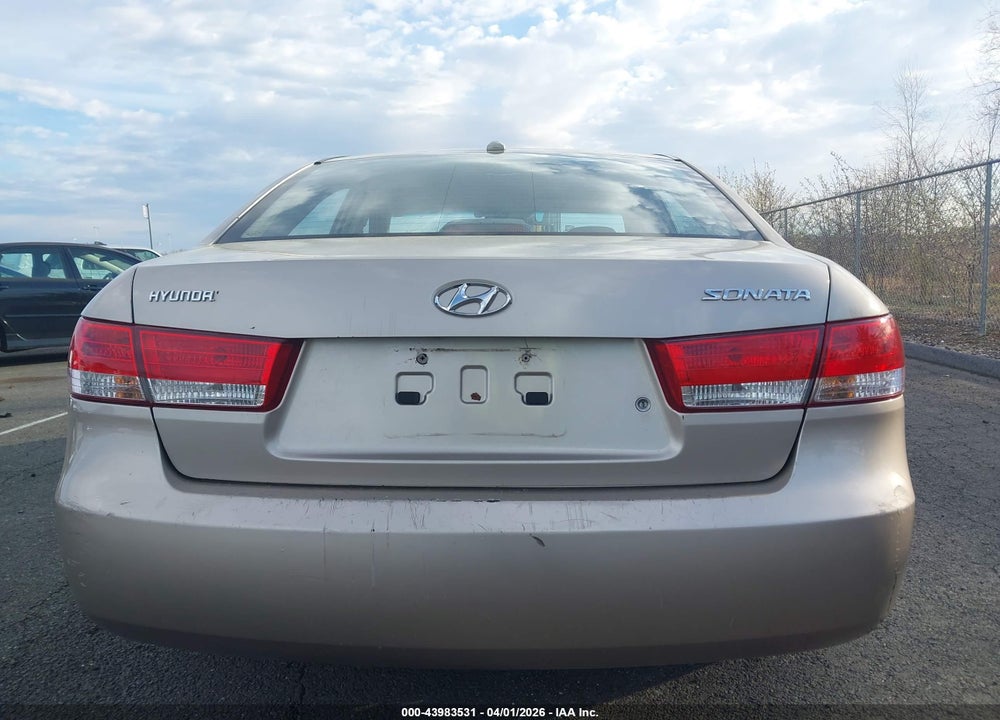 2008 HYUNDAI SONATA GLS VIN: 5NPET46C58H354102