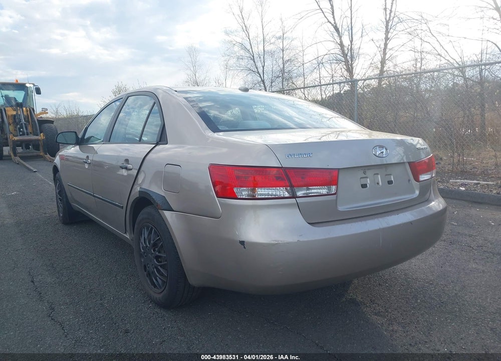 2008 HYUNDAI SONATA GLS VIN: 5NPET46C58H354102
