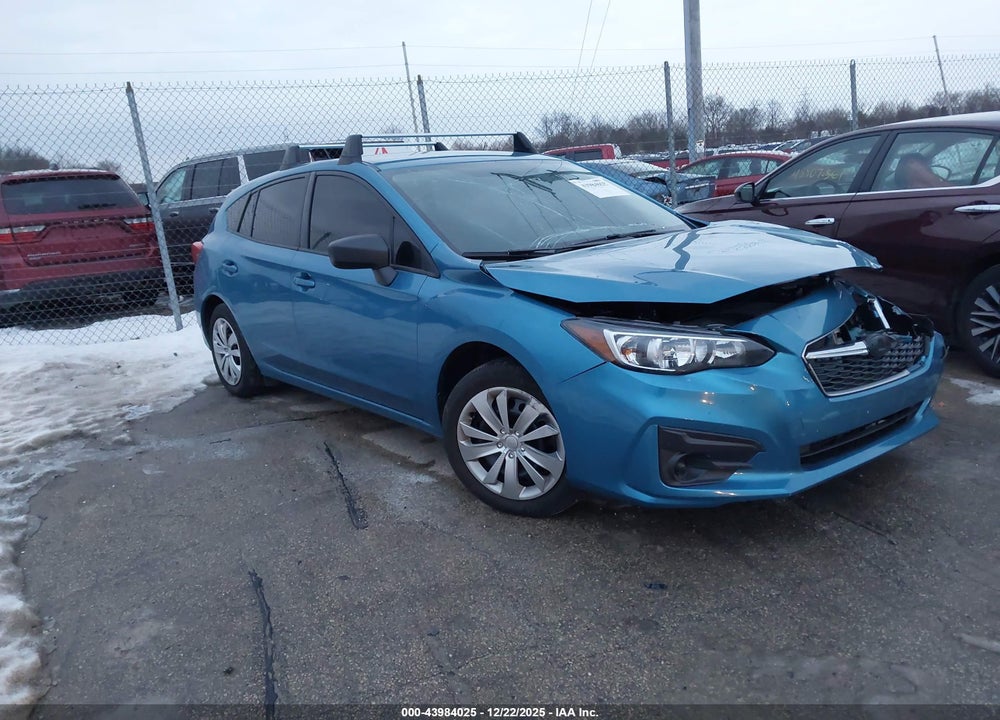 2017 SUBARU IMPREZA 2.0I VIN: 4S3GTAA67H1723607