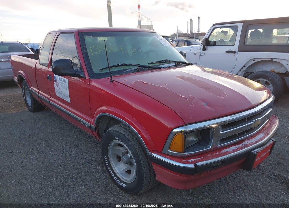 1997 CHEVROLET S-10 LS FLEETSIDE VIN: 1GCCS19W7VK101343