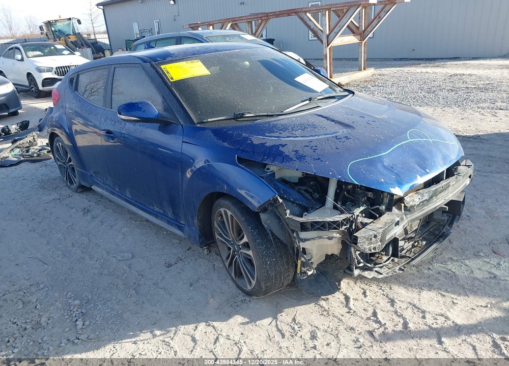 2016 HYUNDAI VELOSTER TURBO VIN: KMHTC6AE5GU299145