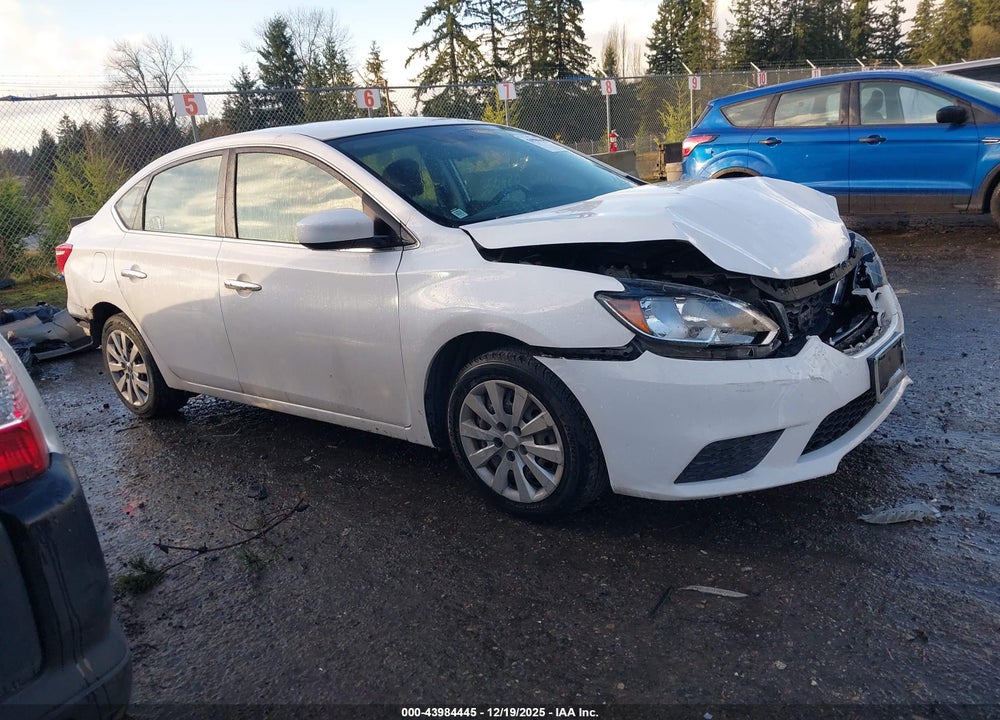 2017 NISSAN SENTRA SV VIN: 3N1AB7AP6HL649046