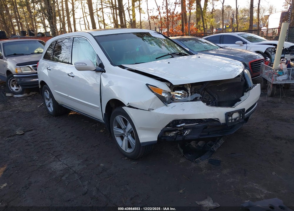 2012 ACURA MDX TECHNOLOGY PACKAGE VIN: 2HNYD2H32CH518638