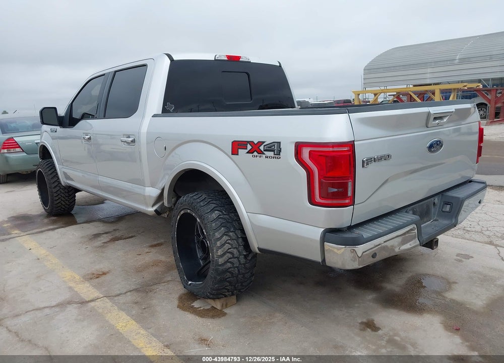 2017 FORD F-150 LARIAT VIN: 1FTEW1EF9HKD87929