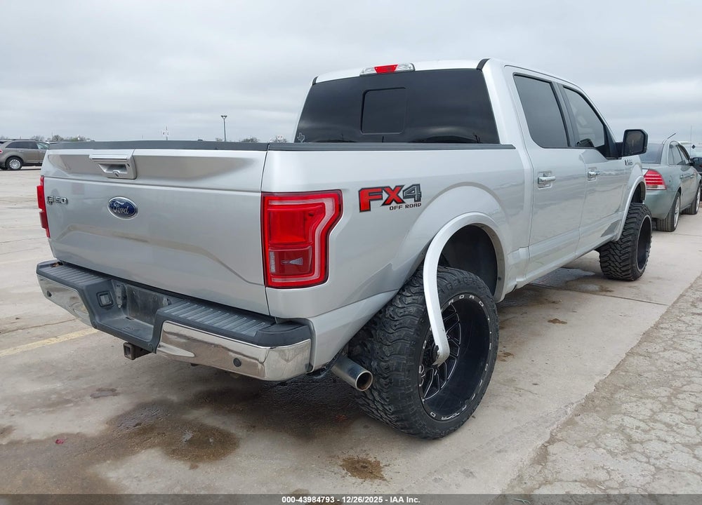 2017 FORD F-150 LARIAT VIN: 1FTEW1EF9HKD87929