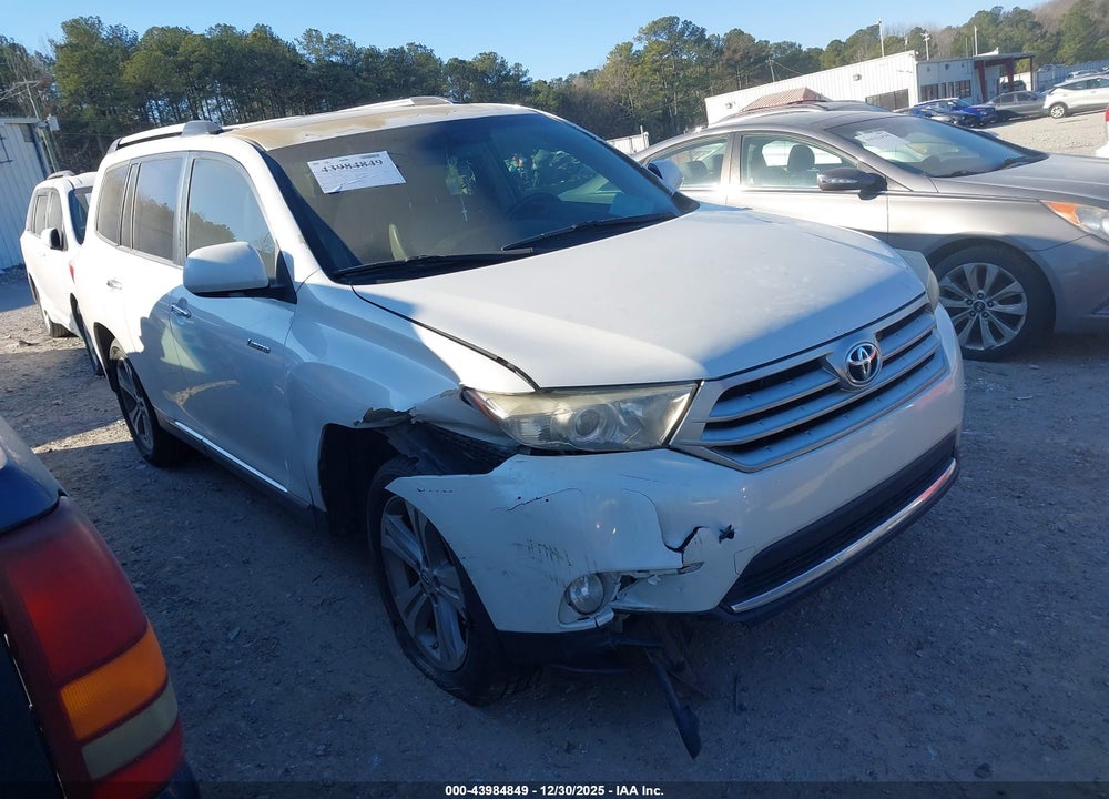 2013 TOYOTA HIGHLANDER LIMITED V6 VIN: 5TDYK3EH9DS108956