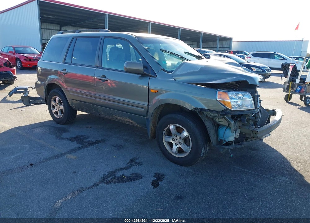 2008 HONDA PILOT EX-L VIN: 5FNYF28658B006976