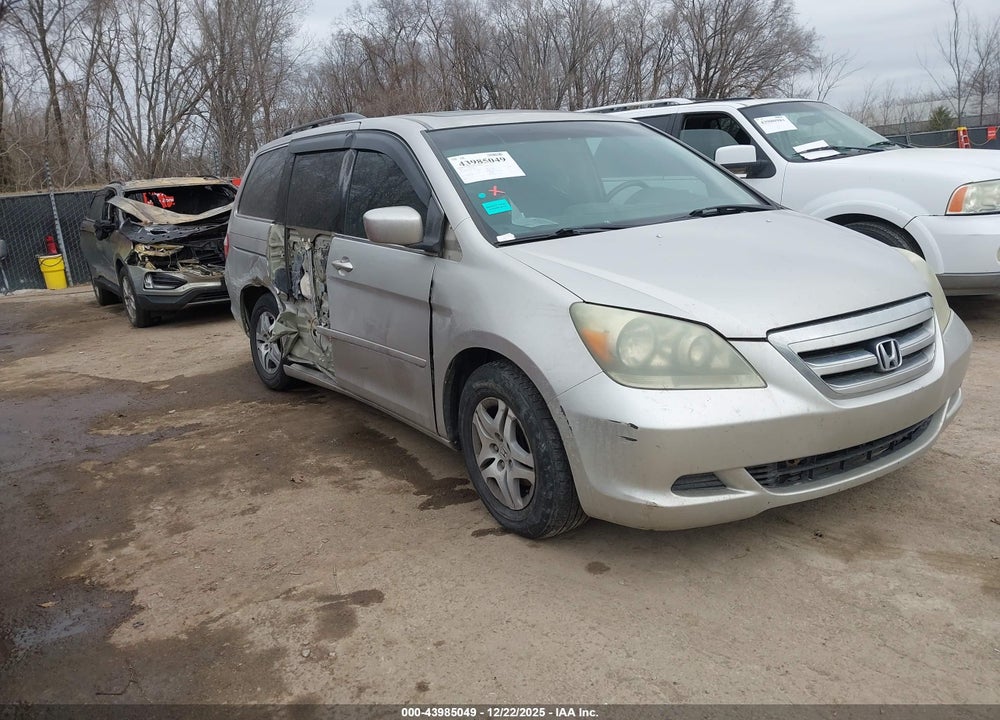 2006 HONDA ODYSSEY EX-L VIN: 5FNRL38736B454321