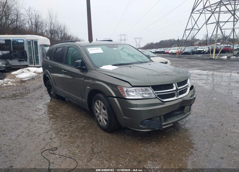 2016 DODGE JOURNEY SE VIN: 3C4PDCAB2GT239471