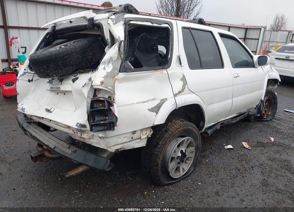 2001 NISSAN PATHFINDER SE VIN: JN8DR09Y91W604181
