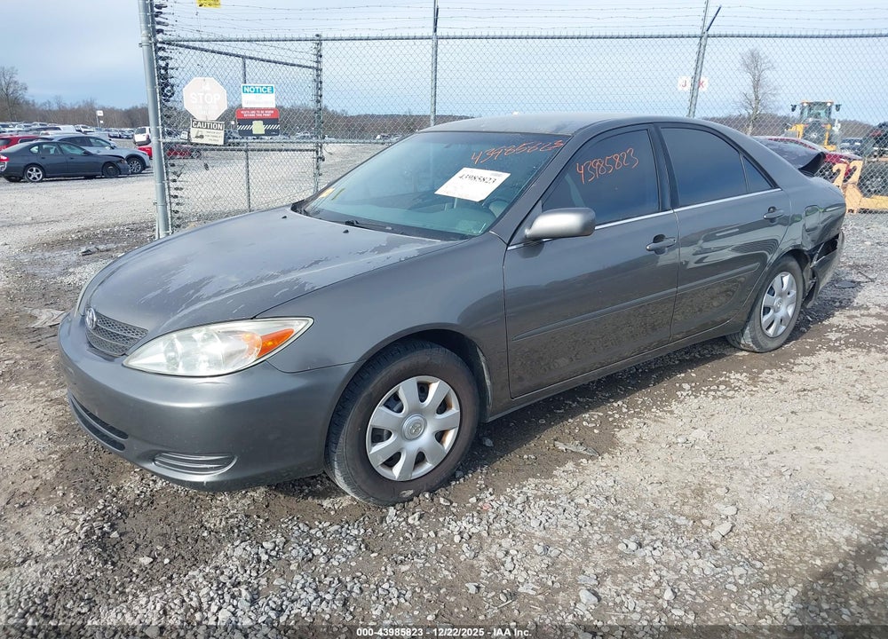 2002 TOYOTA CAMRY LE VIN: 4T1BE32K12U564645