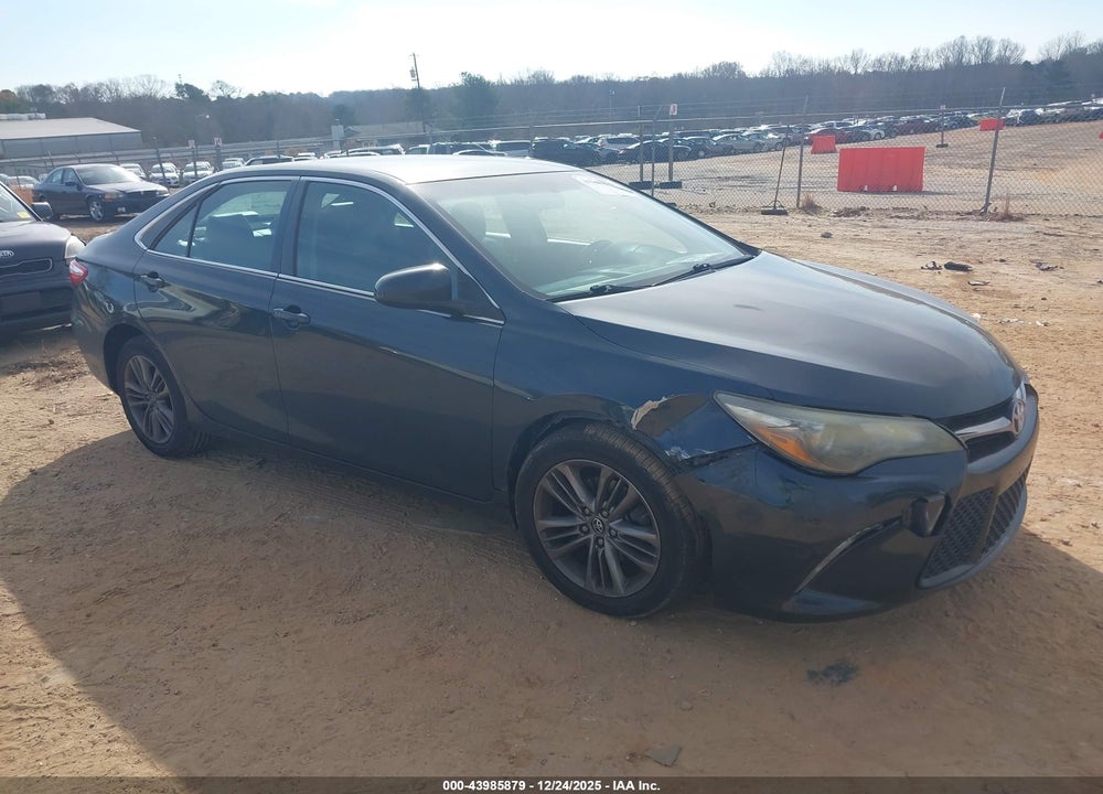 2016 TOYOTA CAMRY SE VIN: 4T1BF1FK5GU567549