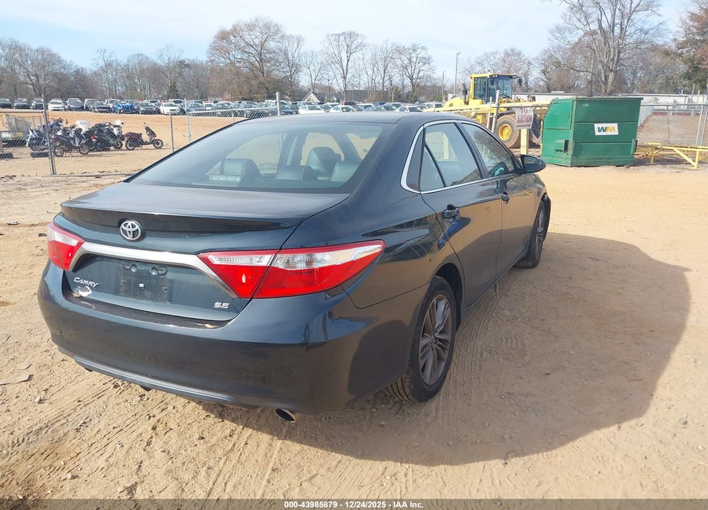 2016 TOYOTA CAMRY SE VIN: 4T1BF1FK5GU567549
