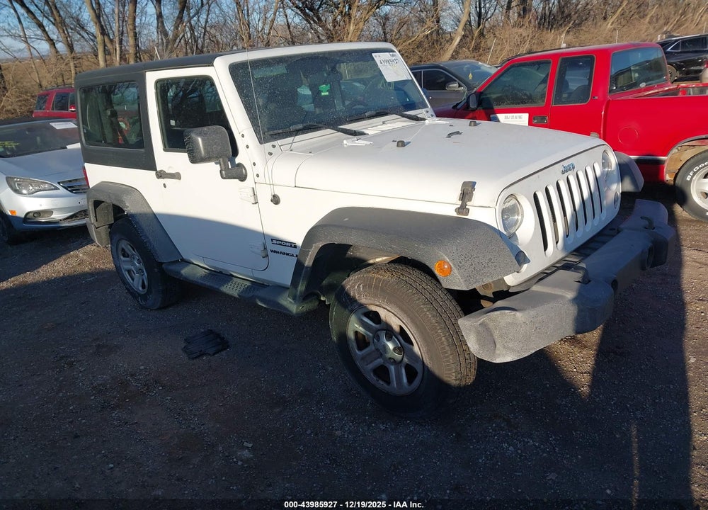 2015 JEEP WRANGLER SPORT VIN: 1C4AJWAG5FL684261
