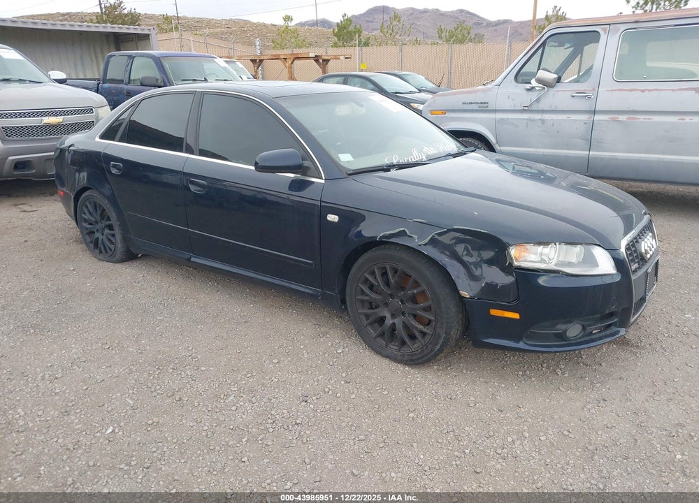 2008 AUDI A4 2.0T/2.0T SPECIAL EDITION VIN: WAUDF78E58A137513