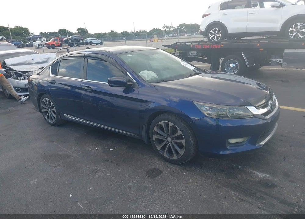 2014 HONDA ACCORD SPORT VIN: 1HGCR2F55EA168317