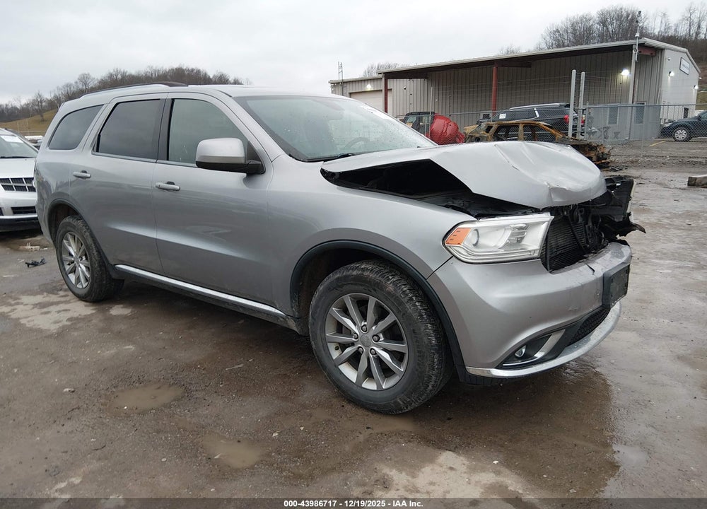2016 DODGE DURANGO SXT VIN: 1C4RDJAG6GC481913