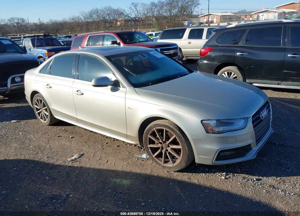 2014 AUDI A4 2.0T PREMIUM VIN: WAUFFAFL9EA071373