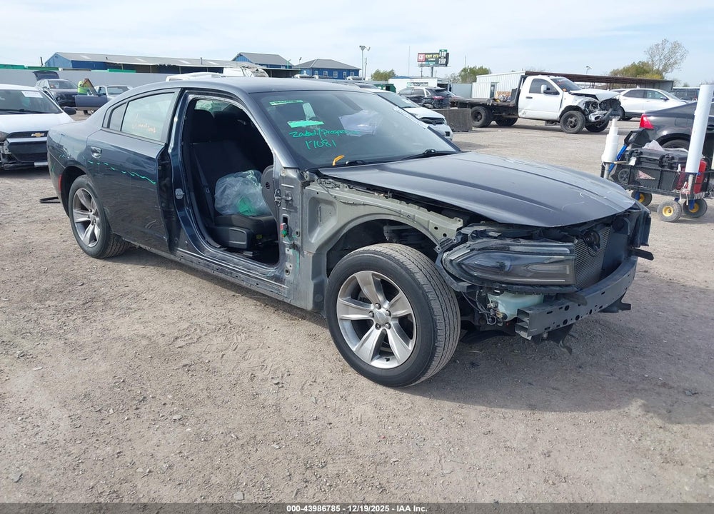 2016 DODGE CHARGER SXT VIN: 2C3CDXHG7GH346343
