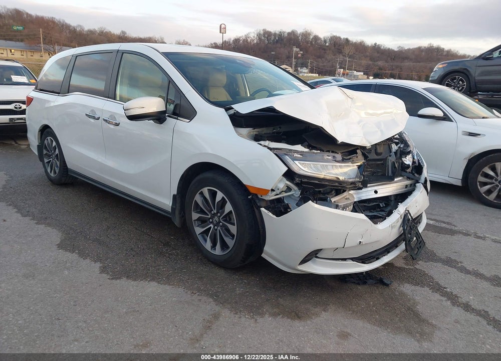 2022 HONDA ODYSSEY EX-L VIN: 5FNRL6H72NB015269