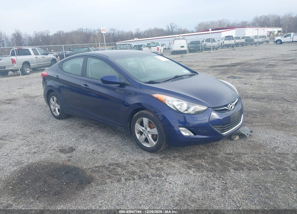 2013 HYUNDAI ELANTRA GLS/LIMITED VIN: 5NPDH4AE9DH196878