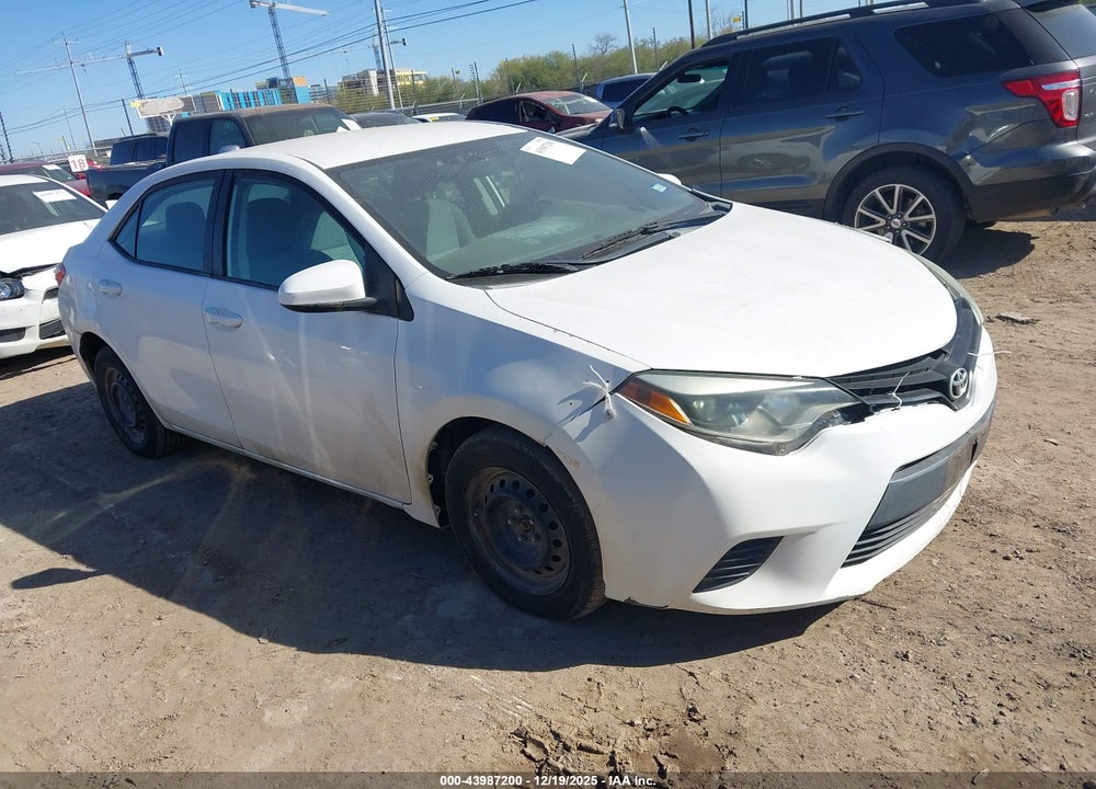 2015 TOYOTA COROLLA L VIN: 5YFBURHE8FP230028