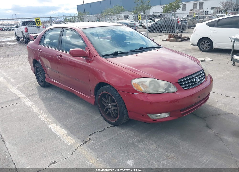 2003 TOYOTA COROLLA S VIN: 1NXBR32E73Z173399