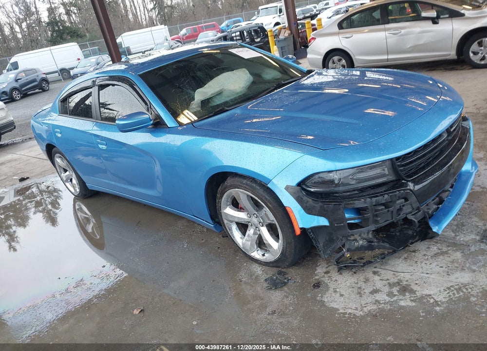 2015 DODGE CHARGER SXT VIN: 2C3CDXHG3FH801252