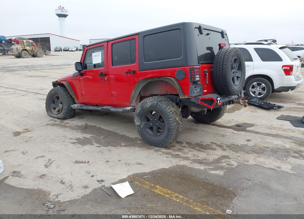 2012 JEEP WRANGLER UNLIMITED SPORT VIN: 1C4BJWDG4CL232264