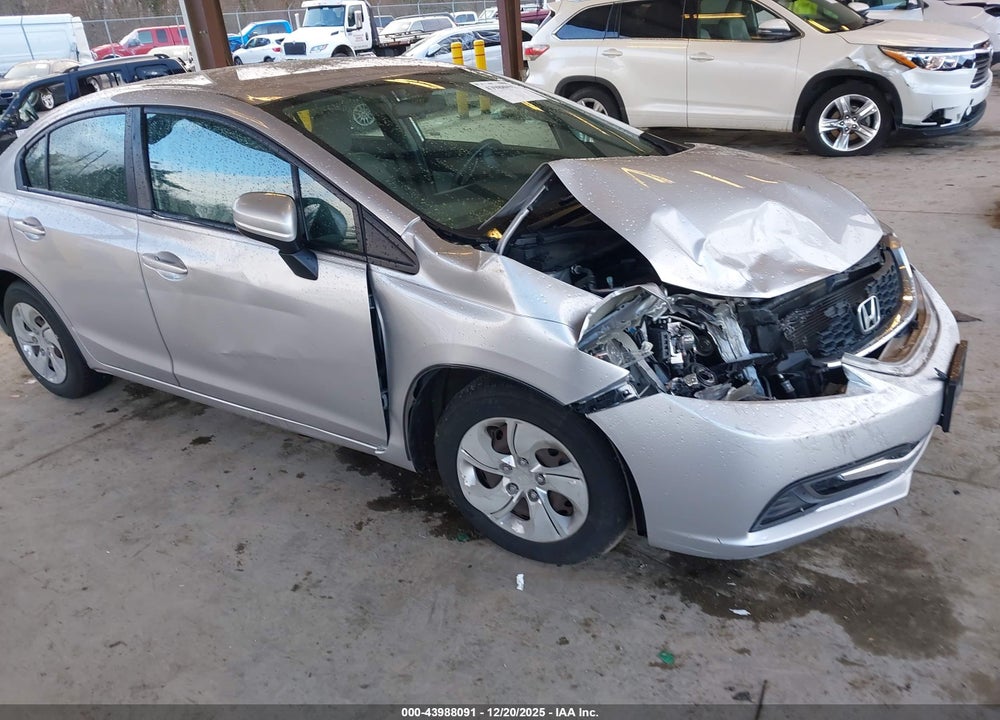 2014 HONDA CIVIC LX VIN: 19XFB2F53EE239432