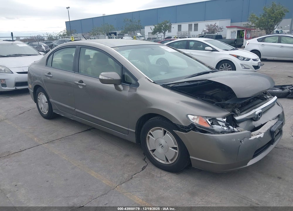 2008 HONDA CIVIC HYBRID VIN: JHMFA36218S006504
