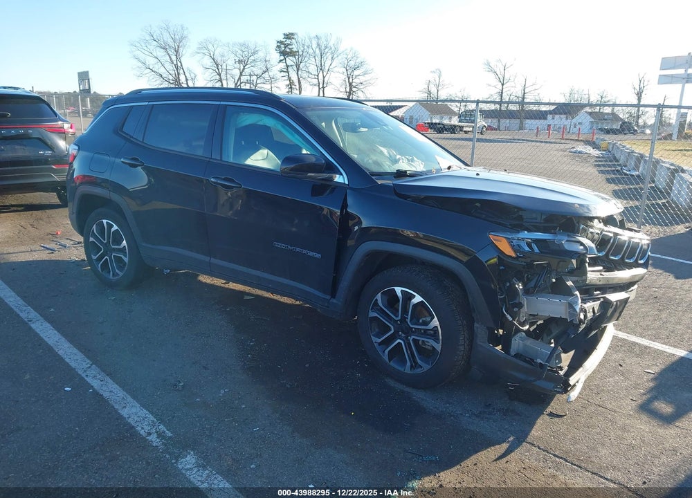 2022 JEEP COMPASS LIMITED 4X4 VIN: 3C4NJDCB9NT100731