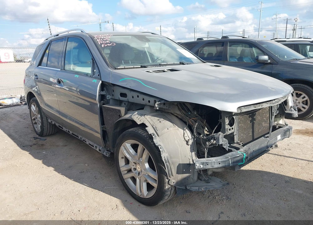 2015 MERCEDES-BENZ ML 350 4MATIC VIN: 4JGDA5HBXFA440825