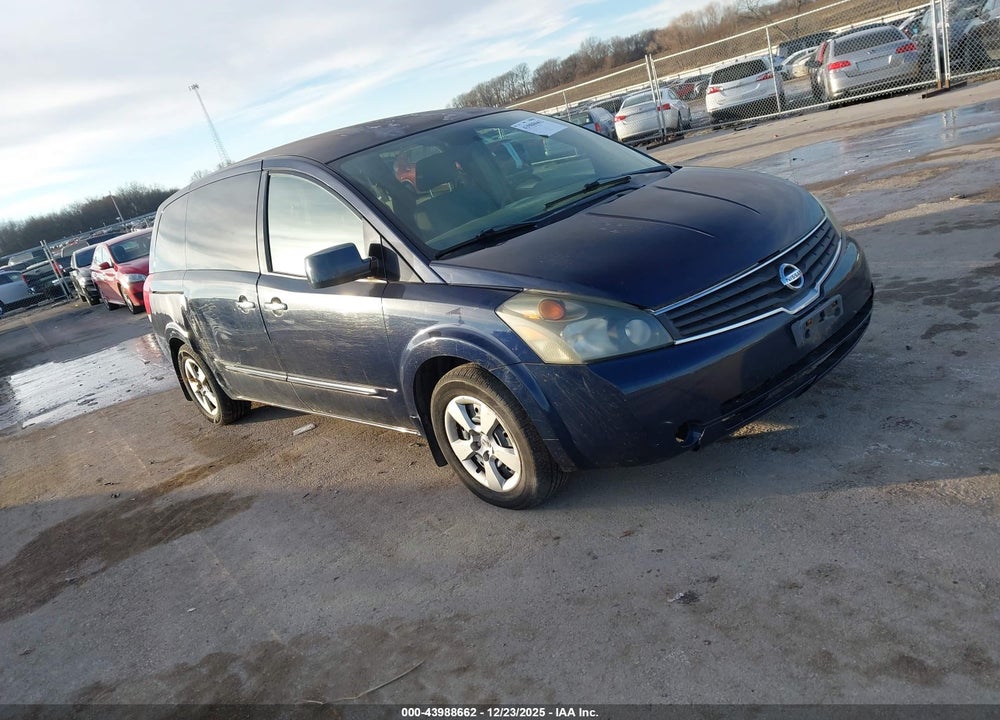 2008 NISSAN QUEST 3.5 VIN: 5N1BV28U68N114141