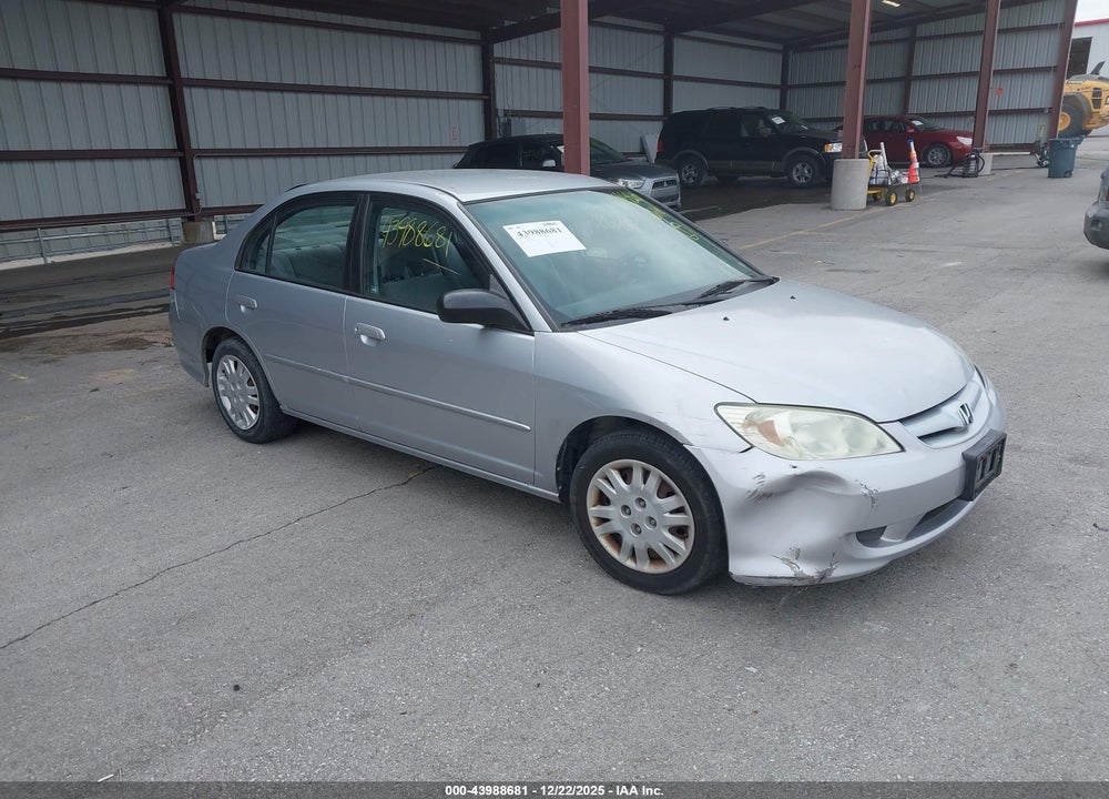 2005 HONDA CIVIC LX VIN: 2HGES16635H624865
