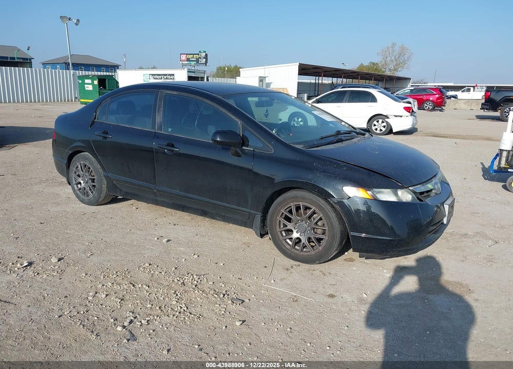 2008 HONDA CIVIC LX VIN: 2HGFA16588H327058