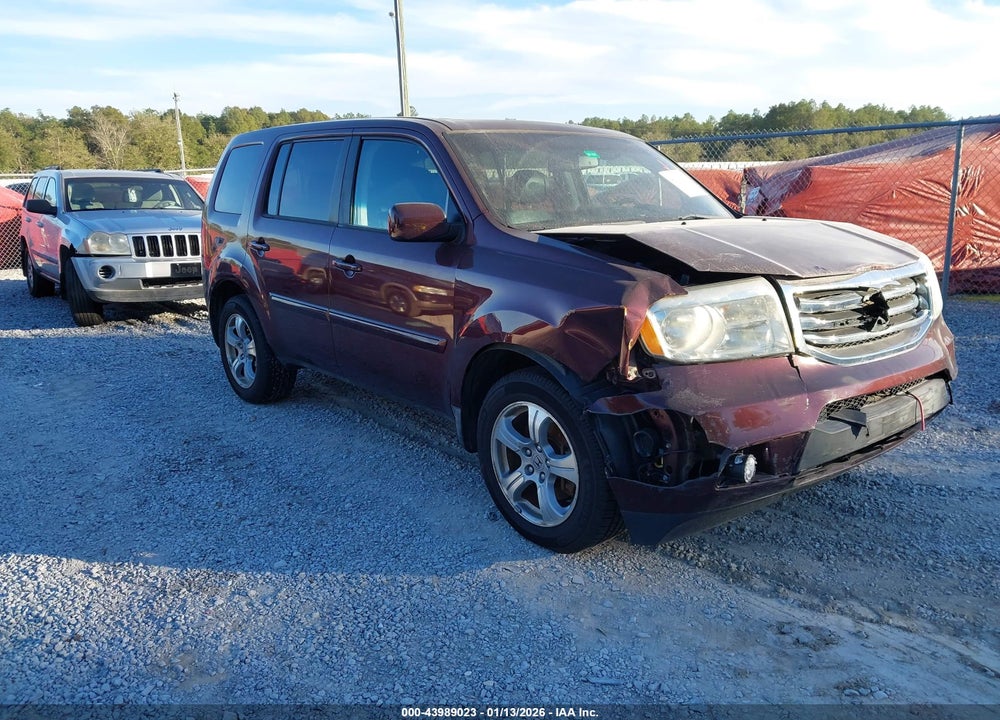 2012 HONDA PILOT EX-L VIN: 5FNYF4H56CB043613