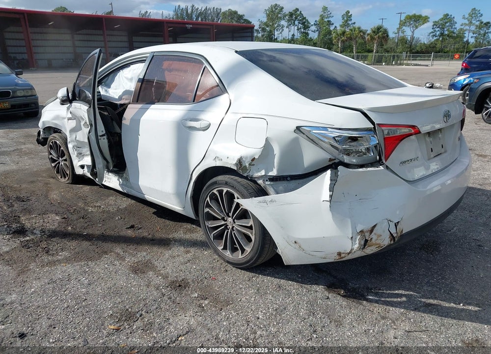 2015 TOYOTA COROLLA S PLUS VIN: 2T1BURHE3FC326200