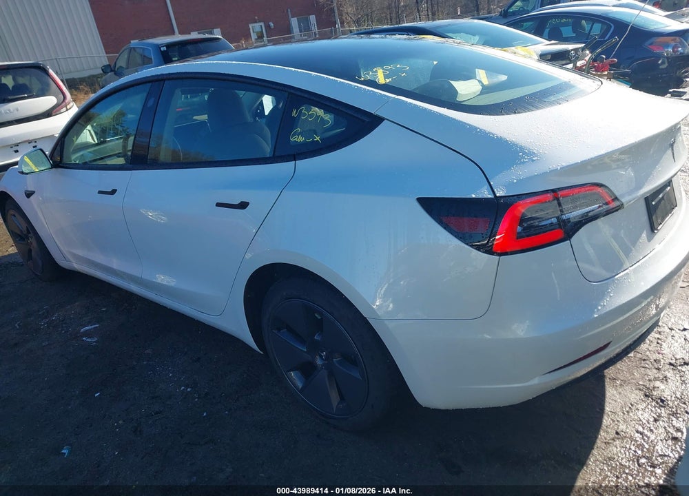 2023 TESLA MODEL 3 REAR-WHEEL DRIVE VIN: 5YJ3E1EA4PF550593