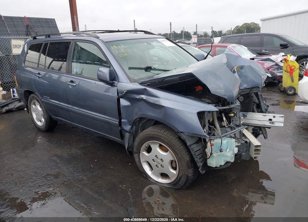 2007 TOYOTA HIGHLANDER LIMITED V6 VIN: JTEDP21A770134008