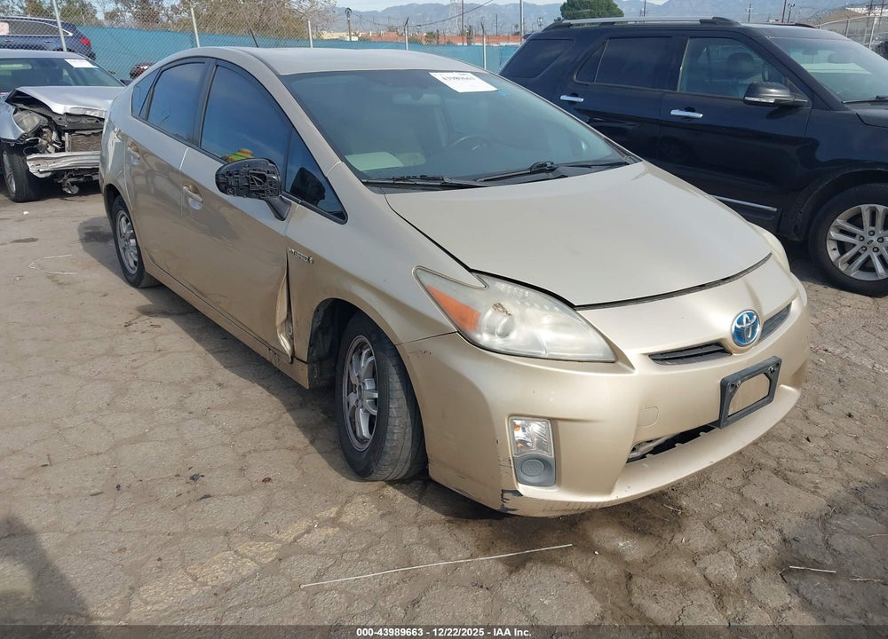 2011 TOYOTA PRIUS THREE VIN: JTDKN3DU1B1330767