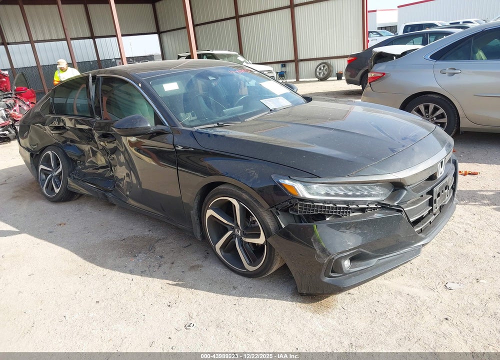 2022 HONDA ACCORD SPORT VIN: 1HGCV1F3XNA051255